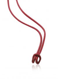 ZINZI Cord Necklace Red ZIKRED