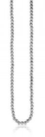 ZINZI Sterling Silver Beads Necklace width 4mm 45cm ZIC1010