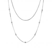 ZINZI Sterling Silver Multi-look Necklace 40-45cm ZIC1345