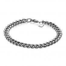 ZINZI Sterling Silver Curb Chain Bracelet 19cm ZIA1056