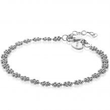 ZINZI Sterling Silver Fantasy Bracelet Flower