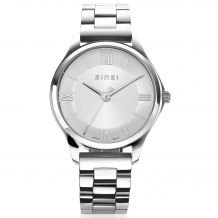 ZINZI Classy Mini Watch 30mm Silver Colored Dial Stainless Steel Case and Strap ZIW1202