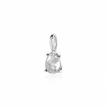 ZINZI Sterling Silver Pendant Drop White ZIH2070