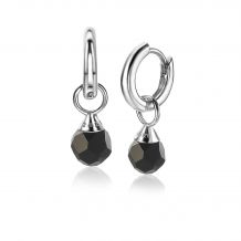ZINZI Sterling Silver Earrings Pendants Black ZICH1749Z (excl. hoop earrings)