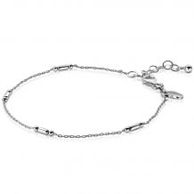 ZINZI Sterling Silver Bracelet Bars and Beads 17-20cm ZIA2219