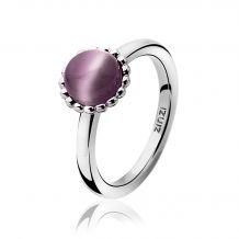 ZINZI Sterling Silver Ring Purple ZIR793P