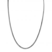 ZINZI Sterling Silver Snake Chain Necklace 45cm 3.5mm width ZIC2402