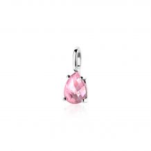 ZINZI Sterling Silver Pendant Drop Pink ZIH2070R