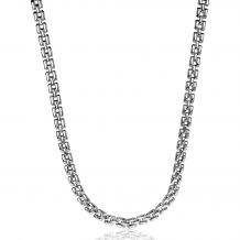 ZINZI Sterling Silver Necklace Rolex-style Chain width 5mm 43cm ZIC2149