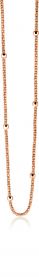 ZINZI zilveren fantasie ketting rosé verguld 42-45cm ZIC1128R 