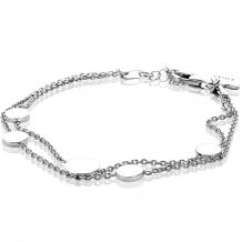 ZINZI Sterling Silver Multi-look Bracelet Round 19cm ZIA1808