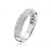 ZINZI Sterling Silver Ring White ZIR1183