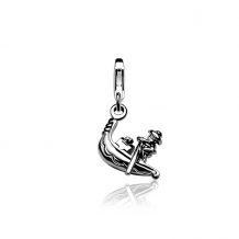 ZINZI Sterling Silver Charm Gondola CHARMS144