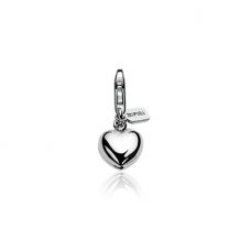 ZINZI Sterling Silver Charm Heart CHARMS1