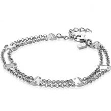 Mart Visser by ZINZI Sterling Silver Multi-look Chain Bracelet MVA21