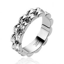 Mart Visser by ZINZI Sterling Silver Chain Ring 5,5mm MVR23