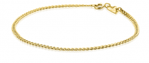 ZINZI Gold 14 karaat gouden gourmet armband 2,2mm breed ZGA293