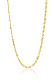 ZINZI 14K Gold Fantasy Chain Necklace 1,6mm width 45cm ZGC295