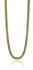 ZINZI Gold Plated Sterling Silver Chain Necklace 45cm ZIC1288