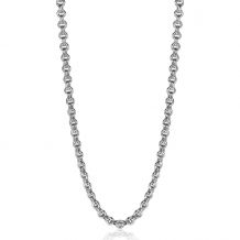 ZINZI Sterling Silver Necklace Round Chains width 5mm 45cm ZIC2239