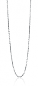 ZINZI Sterling Silver Anchor Necklace. Choose your size: 42, 45, 60, 70, 80 of 90cm