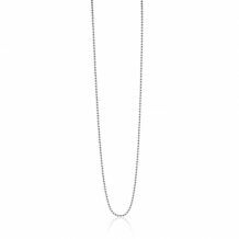 90cm ZINZI Sterling Silver Beads Necklace ZILC-B90