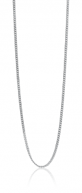 42cm ZINZI Sterling Silver Curb Chain Necklace ZILC-G42