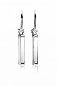 ZINZI Sterling Silver EarRings Bar 26mm