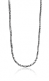 ZINZI Sterling Silver Snake Necklace 1,5mm width 42cm ZISL15-42