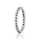 ZINZI Sterling Silver Ring Shiny Beads ZIR923