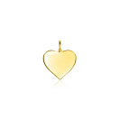 11mm ZINZI 14K Gold Pendant Shiny Heart ZGH363-11 (excl. necklace)