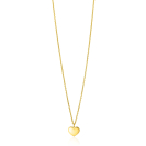 ZINZI Gold 14 kt Necklace Heart Pendant 8mm 43cm ZGC312