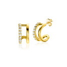 10mm ZINZI 14K Gold Fantasy Stud Earrings ZGO382