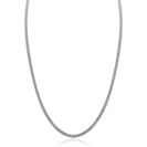 ZINZI zlv. collier fijne popcorn 3mm 42cm