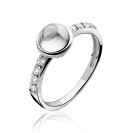 ZINZI Sterling Silver Ring White ZIR927