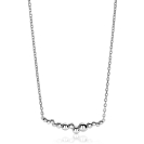 ZINZI Sterling Silver Necklace Beads 45cm ZIC1763