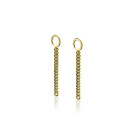 ZINZI Gold Plated Sterling Silver Earrings Pendants ZICH1694G (excl. hoop earrings)