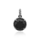 ZINZI Sterling Silver Pendant Black ZIH842Z