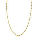 ZINZI zlv. collier gg.verg. fantasie koord 42+3cm