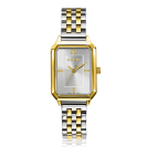 ZINZI Allure Watch 30mm Silver Colored Dial Gold Colored Case and Stainless Steel Bicolor Band ZIW2533