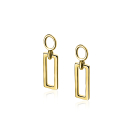 ZINZI Gold Plated Sterling Silver Earrings Pendants ZICH1692G (excl. hoop earrings)