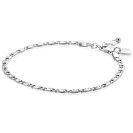 ZINZI zlv. armband scroll schakels 3mm