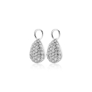 ZINZI Sterling Silver Earrings Pendants Drop ZICH1591 (excl. hoop earrings)