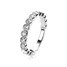 ZINZI Sterling Silver Stackable Ring White ZIR1311