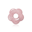 26mm flower-shaped pink synthetic pendant ZIH2720RA