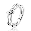 ZINZI Sterling Silver Ring Knot ZIR1571