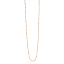 42cm ZINZI Rose Gold Plated Sterling Silver Beads Necklace ZILC-B42R