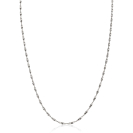 ZINZI silver necklace with sparkling twisted links 1.9mm wide 43-45cm ZIC2585
