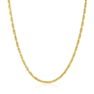 ZINZI gold plated silver link necklace 2.3mm wide 43-45cm ZIC2648G