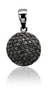 ZINZI Sterling Silver Round Pendant Black ZIH915Z